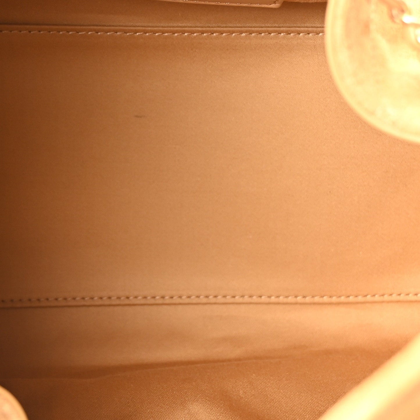 Suede Quilted Small Chanel 25 Handbag Beige