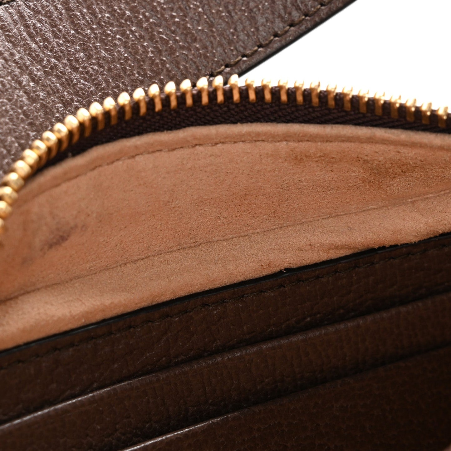 GG Supreme Monogram Textured Calfskin Web Mini Ophidia Half Moon Hobo Beige Ebony New Acero