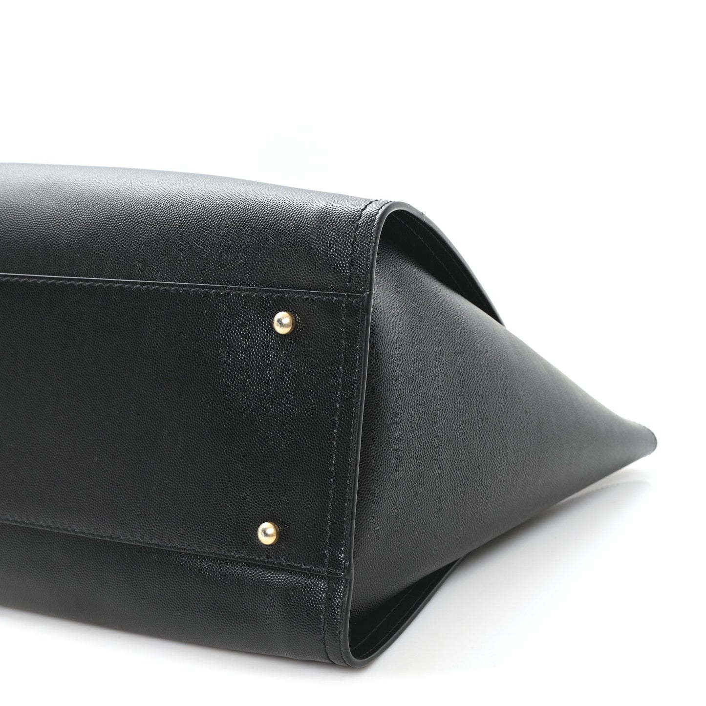Caviar Medium Studded Deauville Tote Black