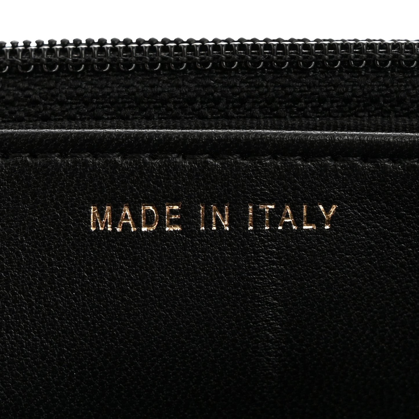 Lambskin Quilted Trendy CC Wallet On Chain WOC Black