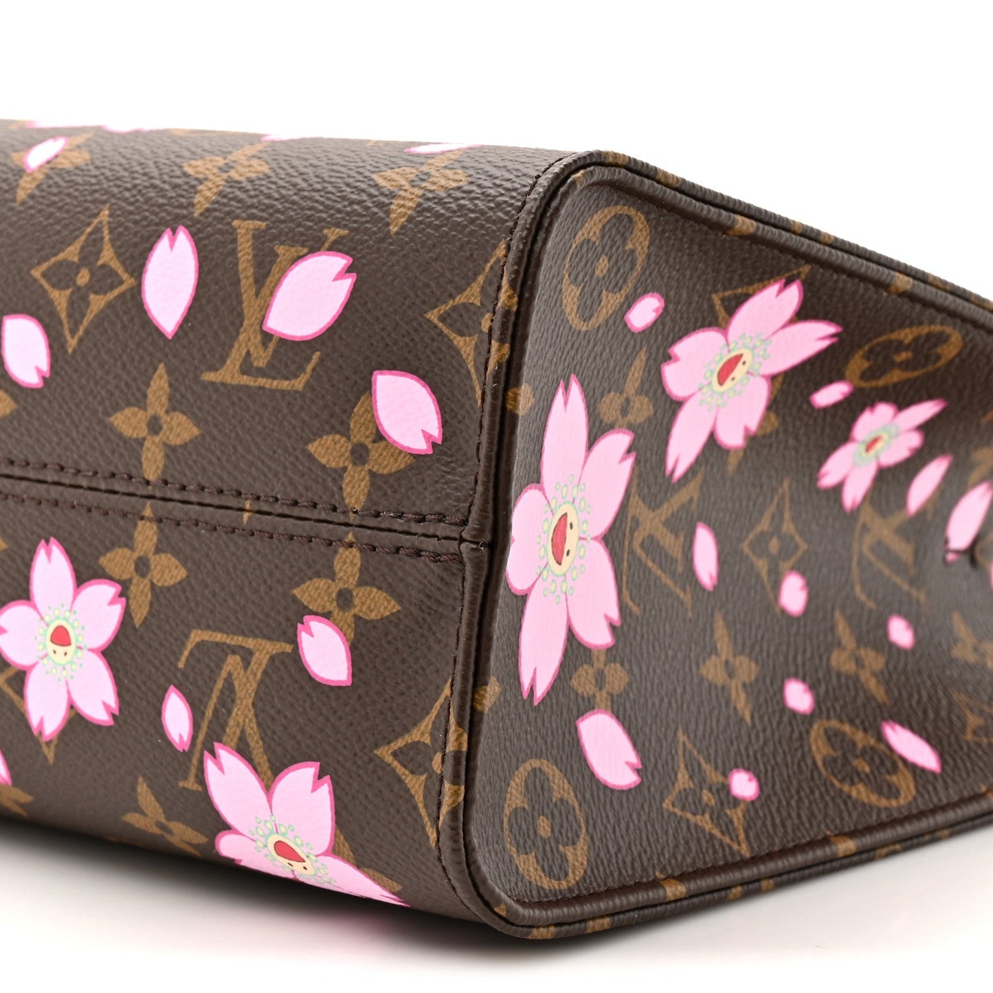 LV X TM Monogram Cherry Blossom Onthego PM Sakura Brown