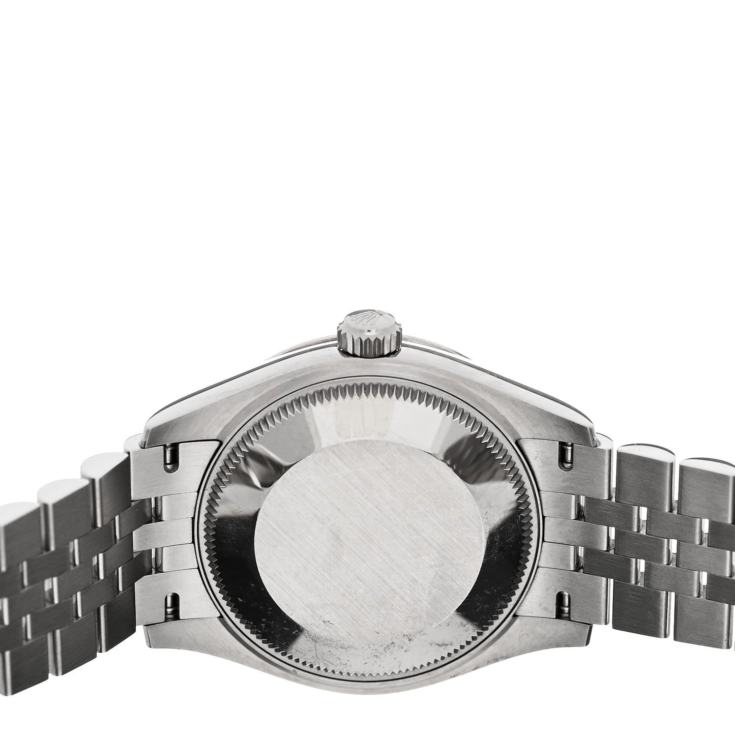 Stainless Steel 18K White Gold Diamond 31mm Oyster Perpetual Datejust Watch Aubergine Roman 278274