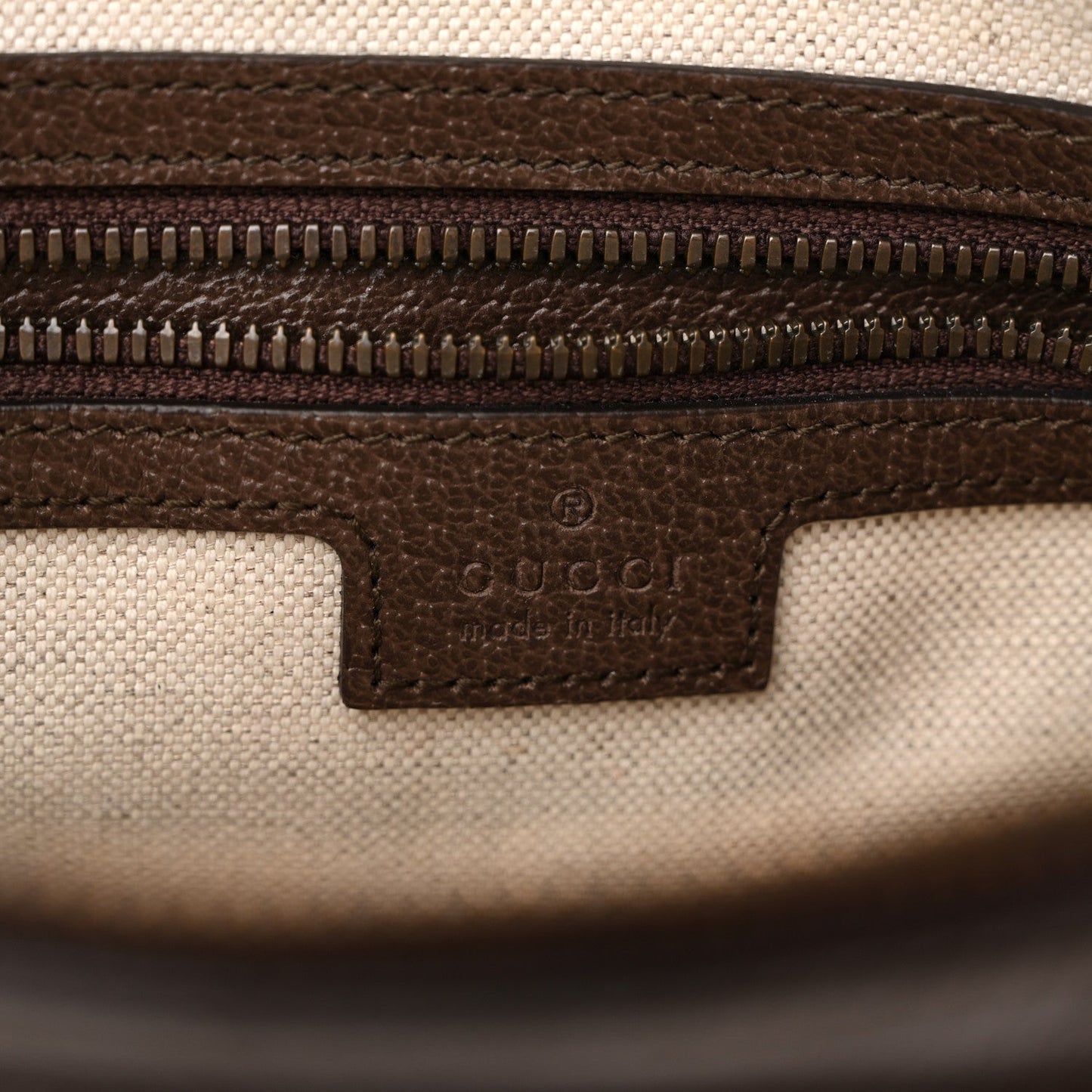 GG Supreme Monogram Web Small Ophidia Messenger Bag Brown
