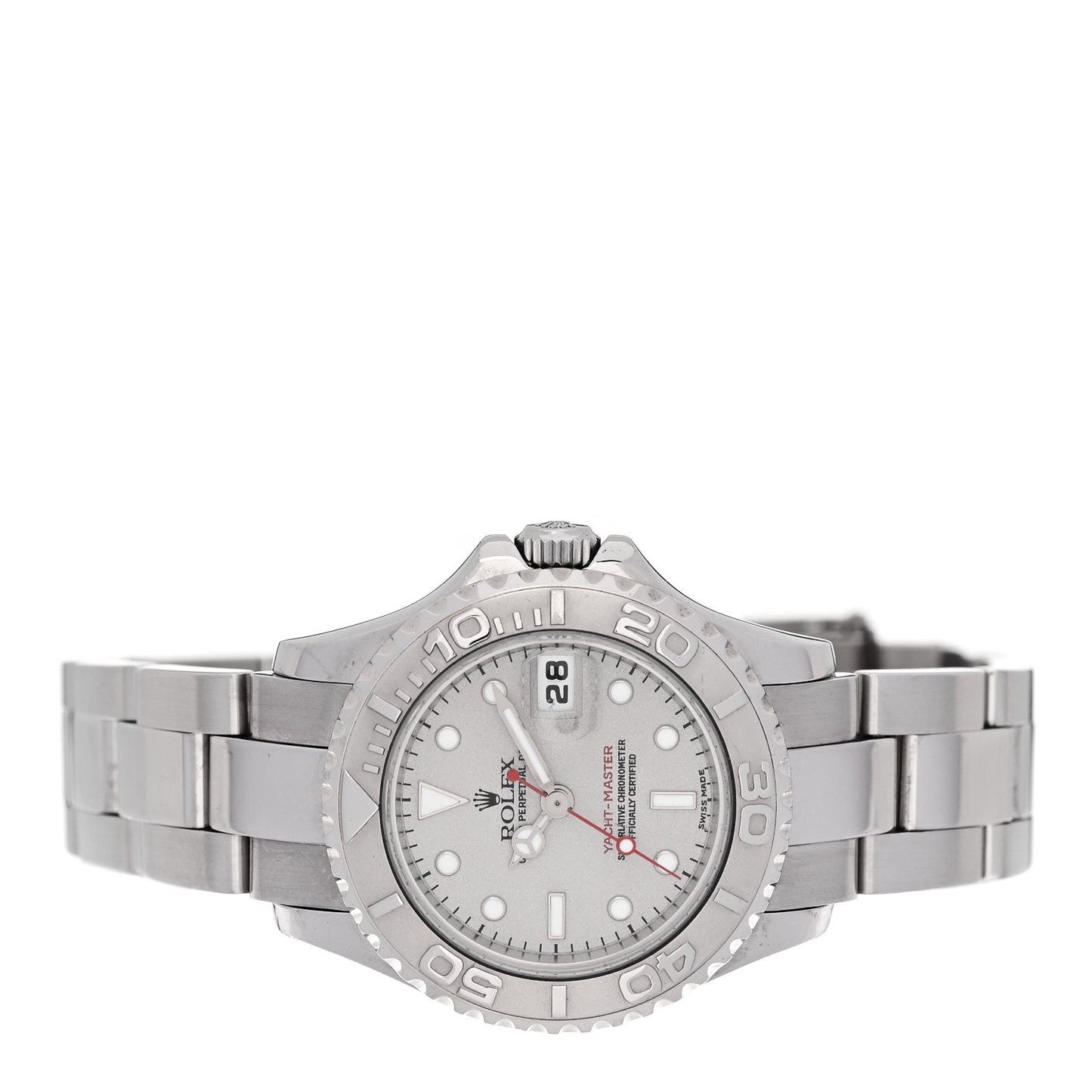 Stainless Steel Platinum 29mm Yacht-Master Watch Silver 169622