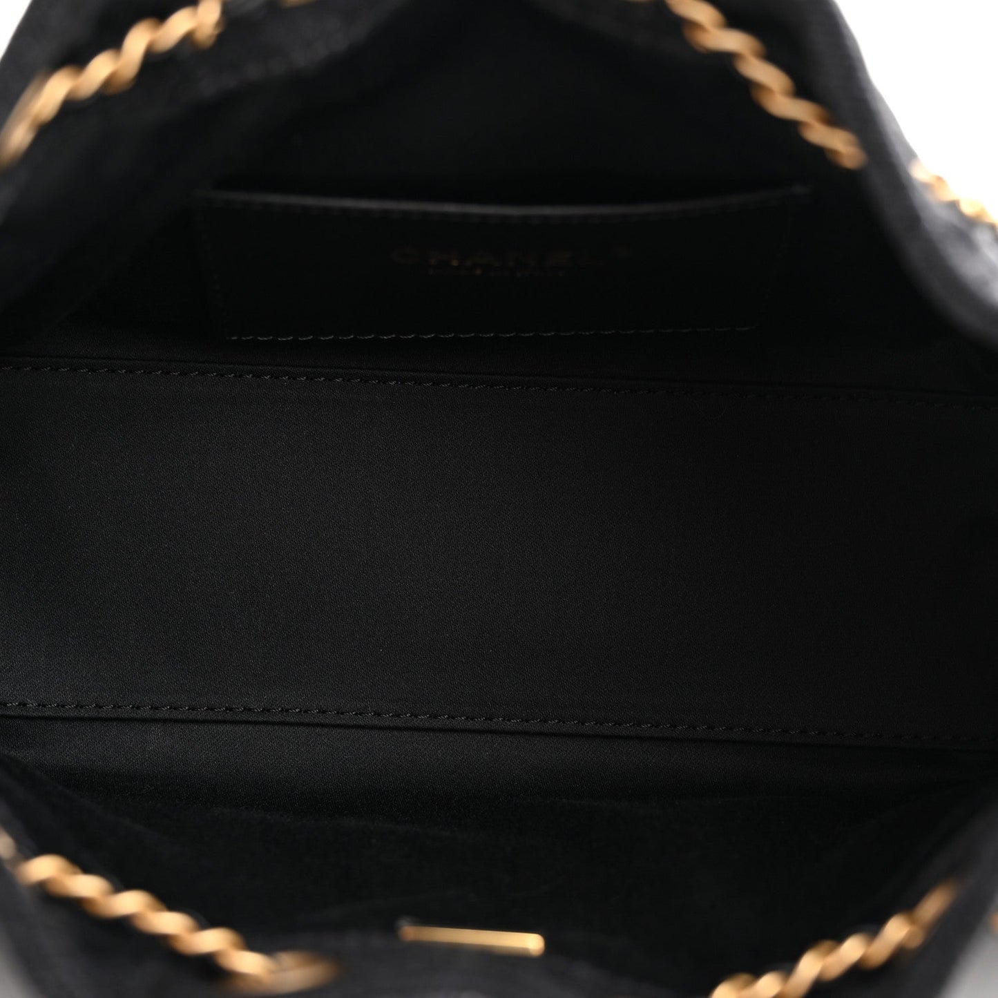 Washed Denim Quilted Mini Chanel 25 Handbag Black