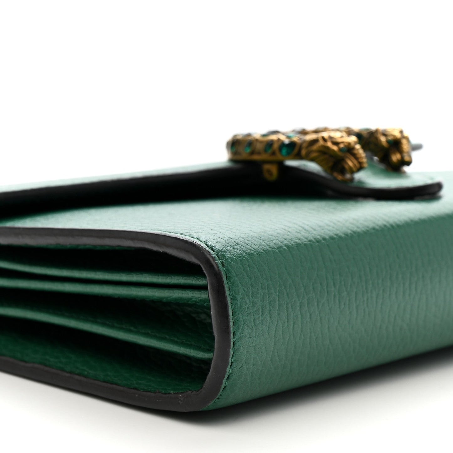 Calfskin Mini Dionysus Chain Wallet Emerald