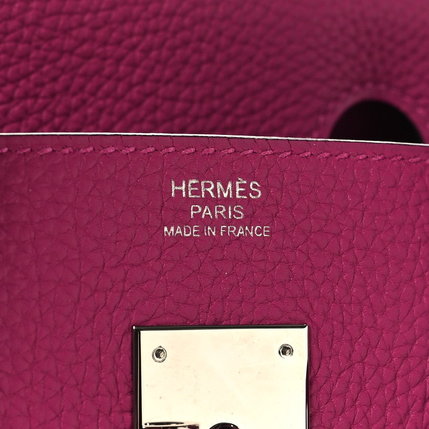 Togo Birkin 30 Rose Pourpre