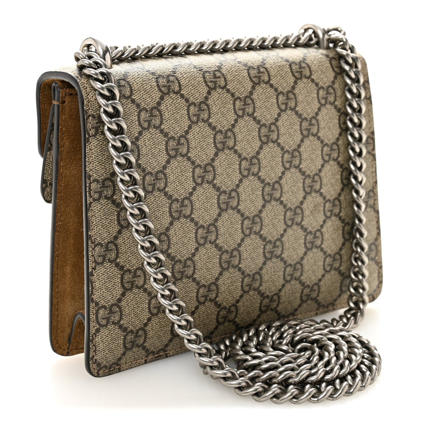 GG Supreme Monogram Mini Dionysus Shoulder Bag Taupe
