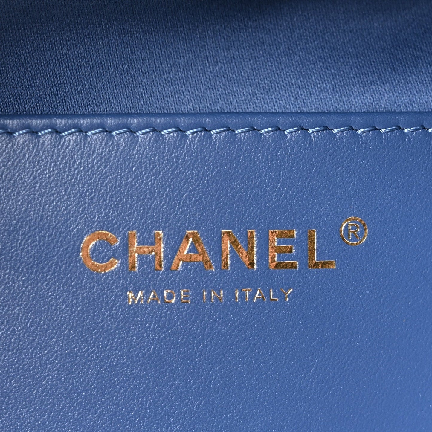 Washed Denim Quilted Small Chanel 25 Handbag Blue
