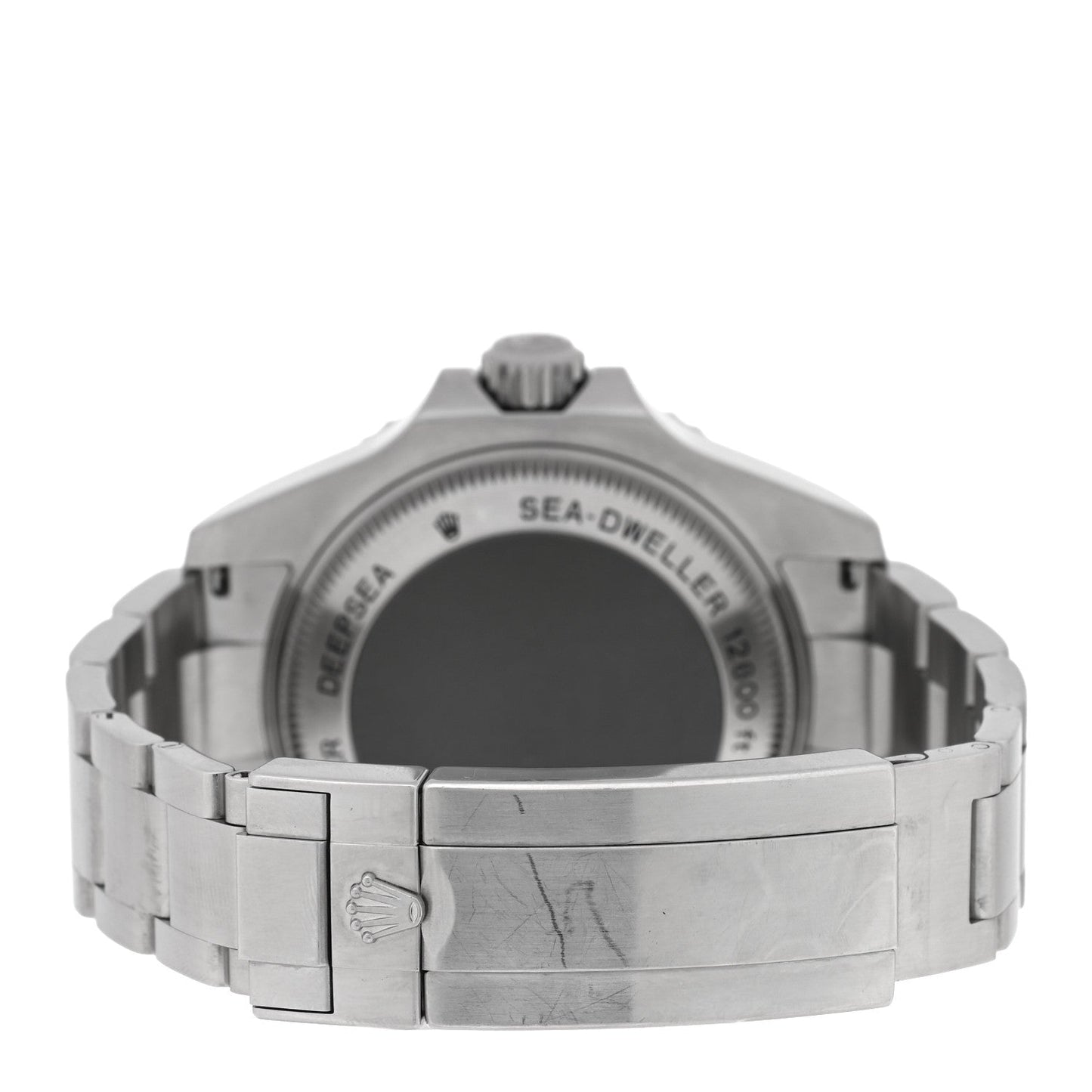 Stainless Steel 44mm Oyster Perpetual Date Sea-Dweller Deepsea Watch Black 116660