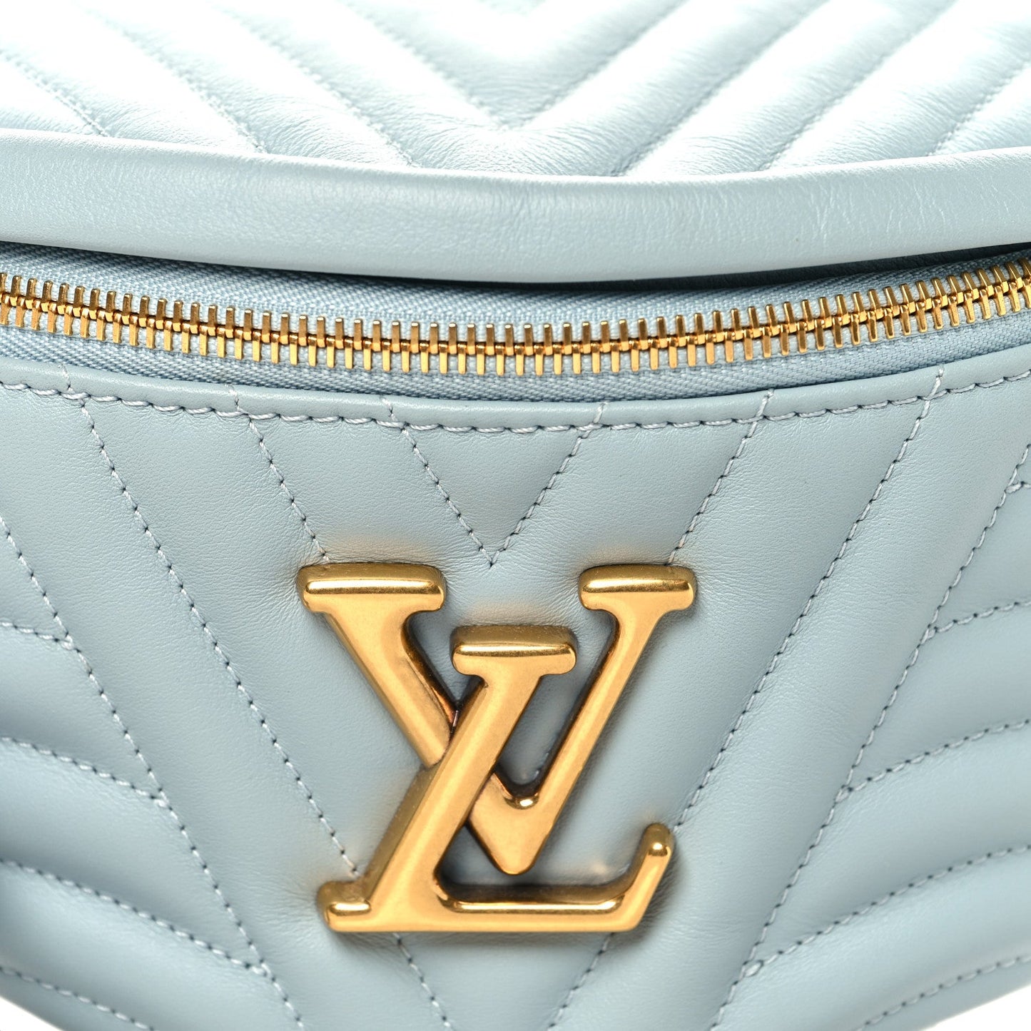 Calfskin New Wave Bumbag Porcelain Blue