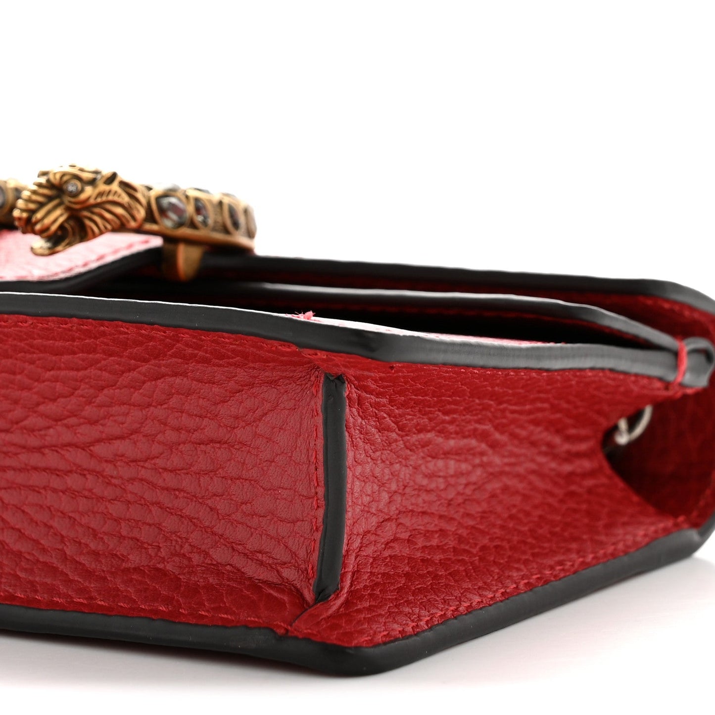 Calfskin Super Mini Dionysus Shoulder Bag Hibiscus Red