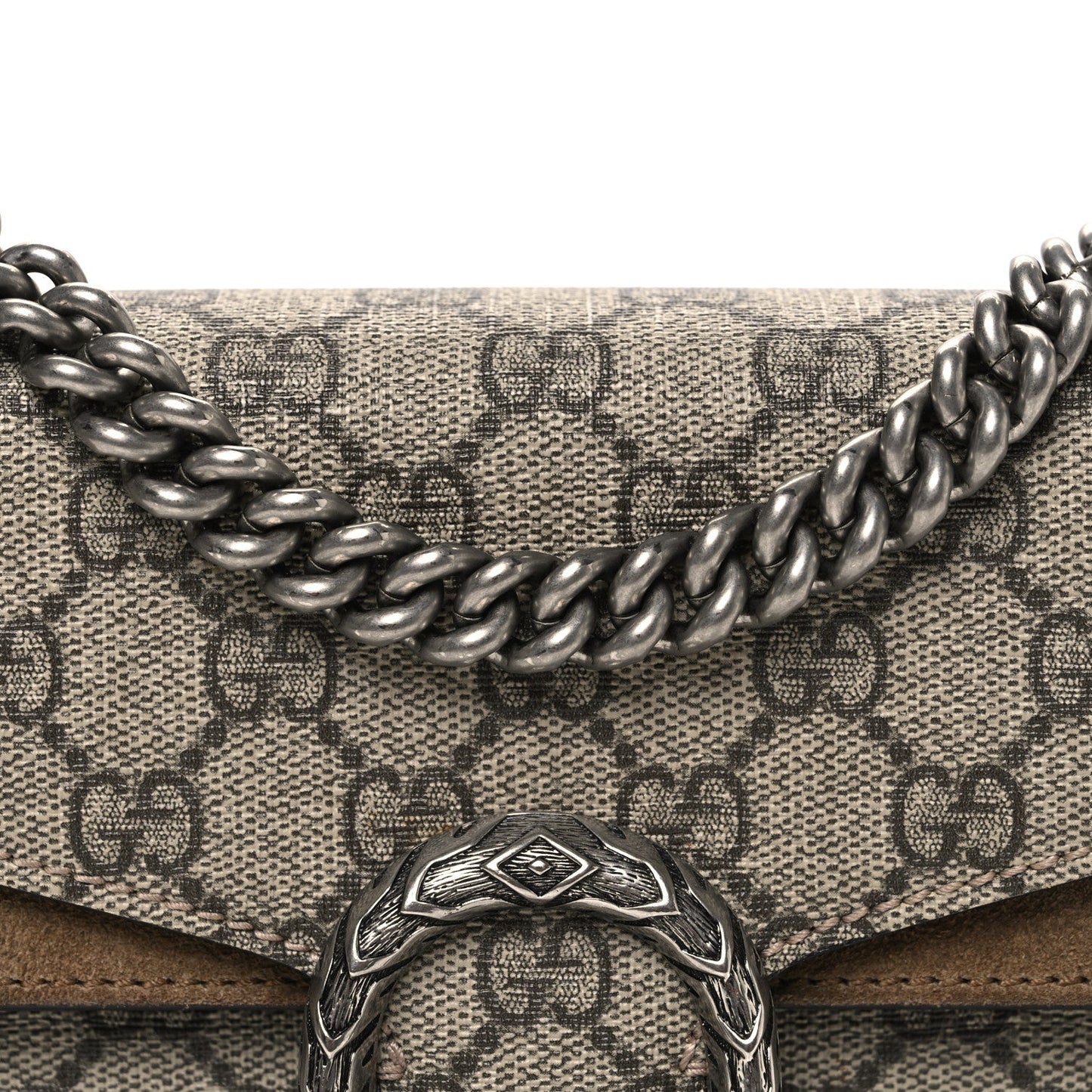 GG Supreme Monogram Mini Dionysus Shoulder Bag Taupe