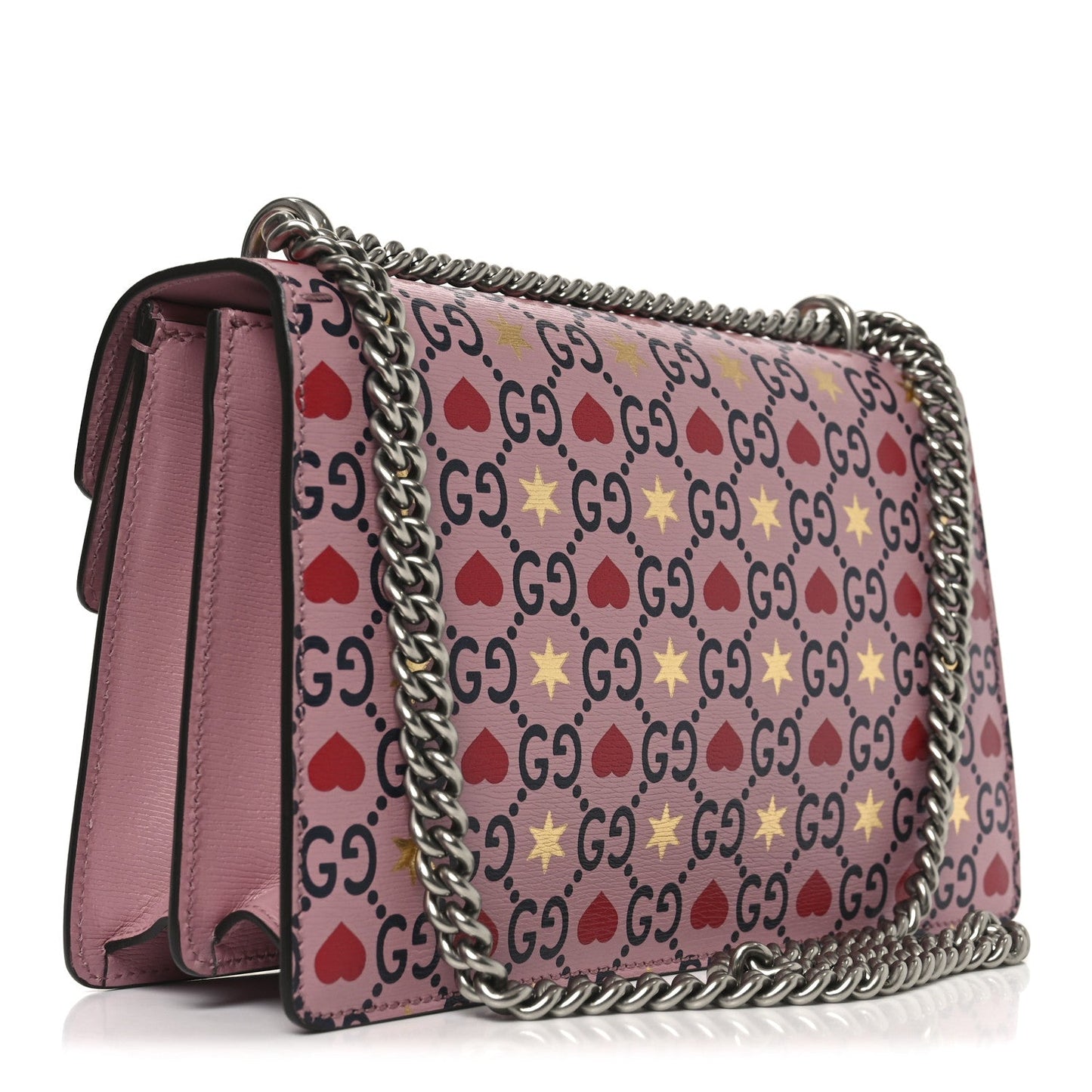 Calfskin Valentine's Day Exclusive Small Dionysus Bag Pink