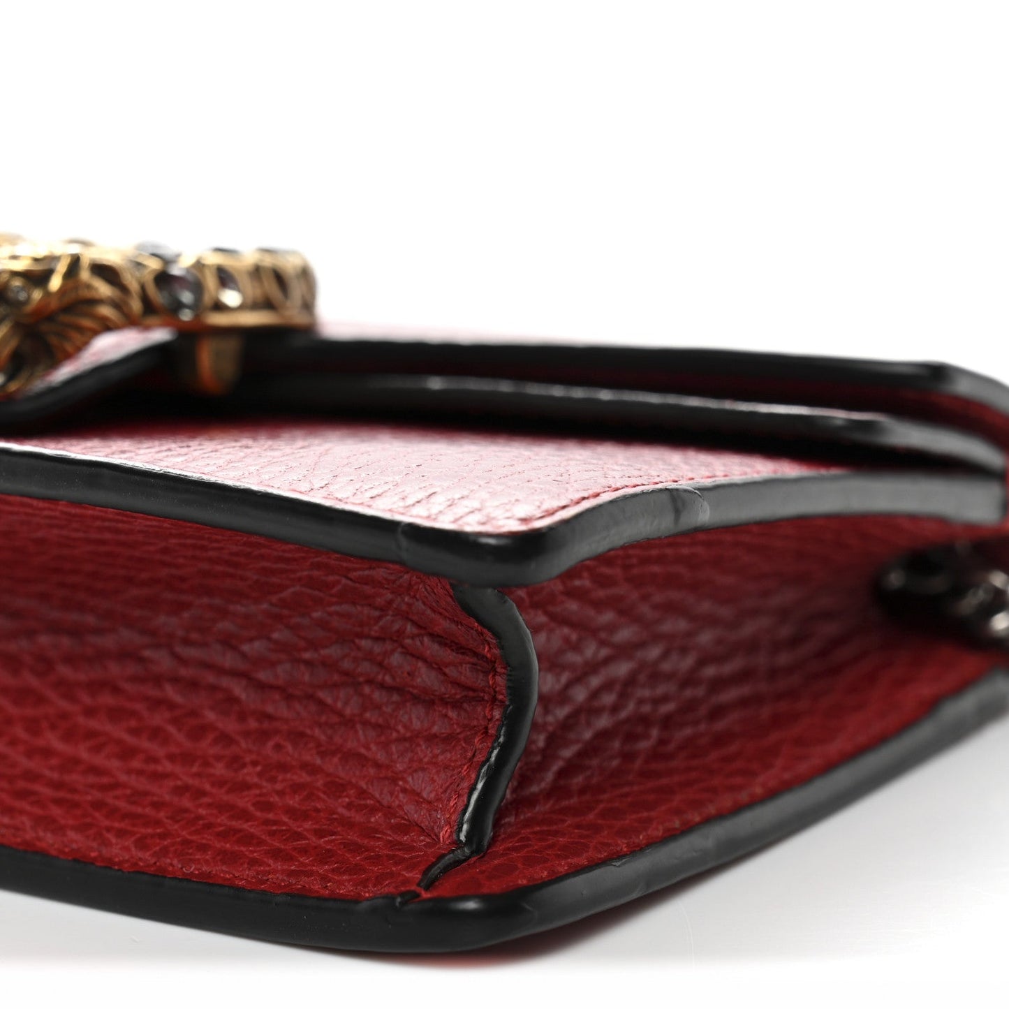 Calfskin Super Mini Dionysus Shoulder Bag Hibiscus Red
