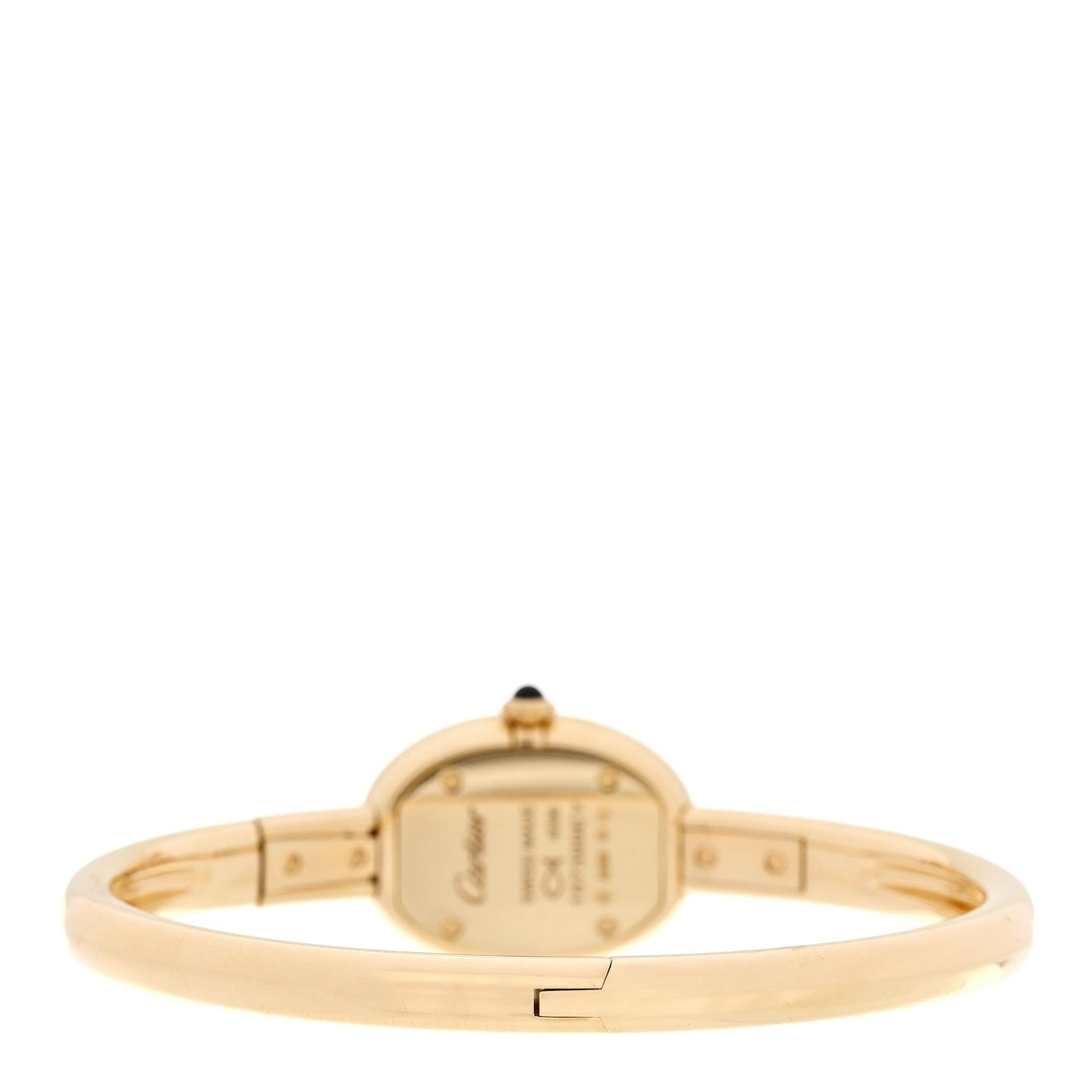 18K Yellow Gold 19mm Baignoire Quartz Watch