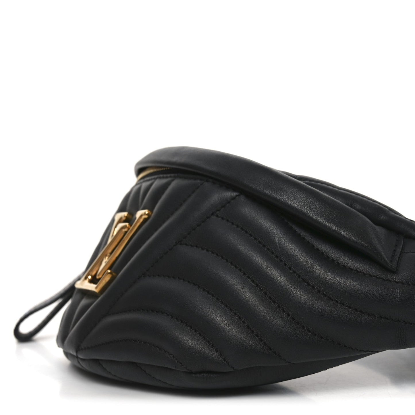 Calfskin Quilted New Wave Bumbag Black