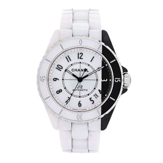Stainless Steel Ceramic 38mm J12 Paradoxe Automatic Watch White