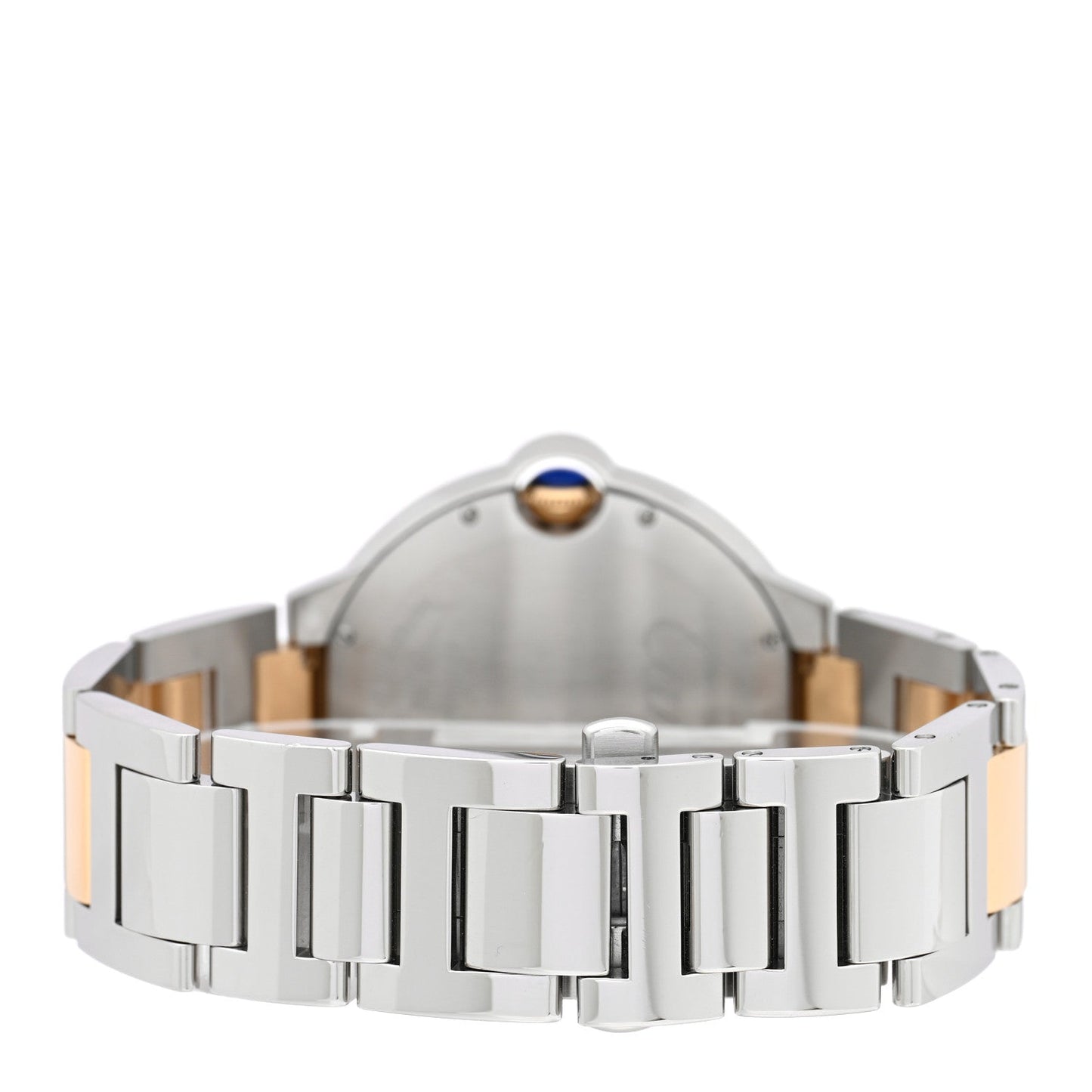 Stainless Steel 18K Yellow Gold 42mm Ballon Bleu De Cartier Automatic Watch