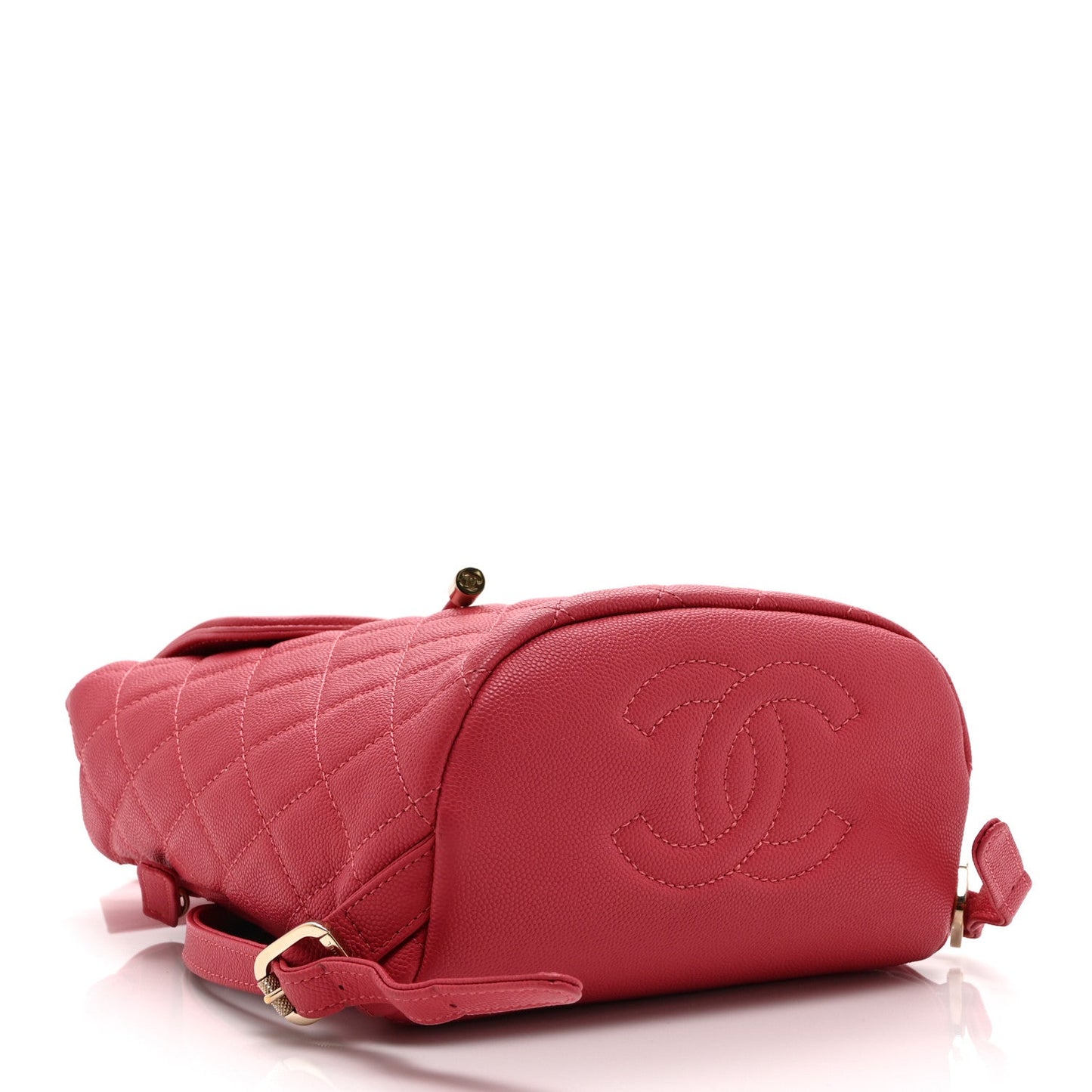 Caviar Quilted Small Filigree Backpack Pink
