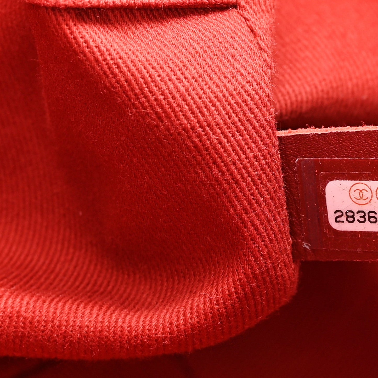 Lurex Boucle Medium Deauville Tote Red