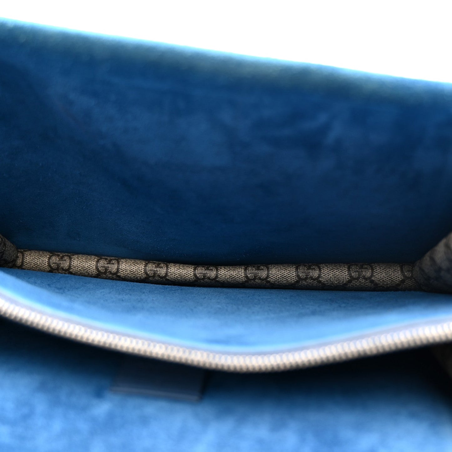 GG Supreme Monogram Medium Dionysus Shoulder Bag Blue