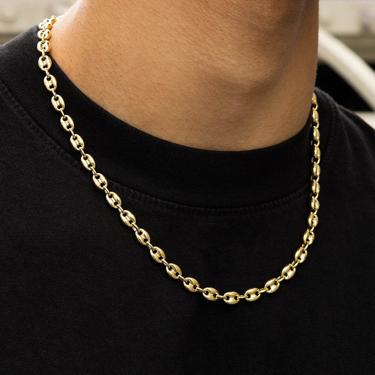Valentina Chain in Yellow Gold- 7mm