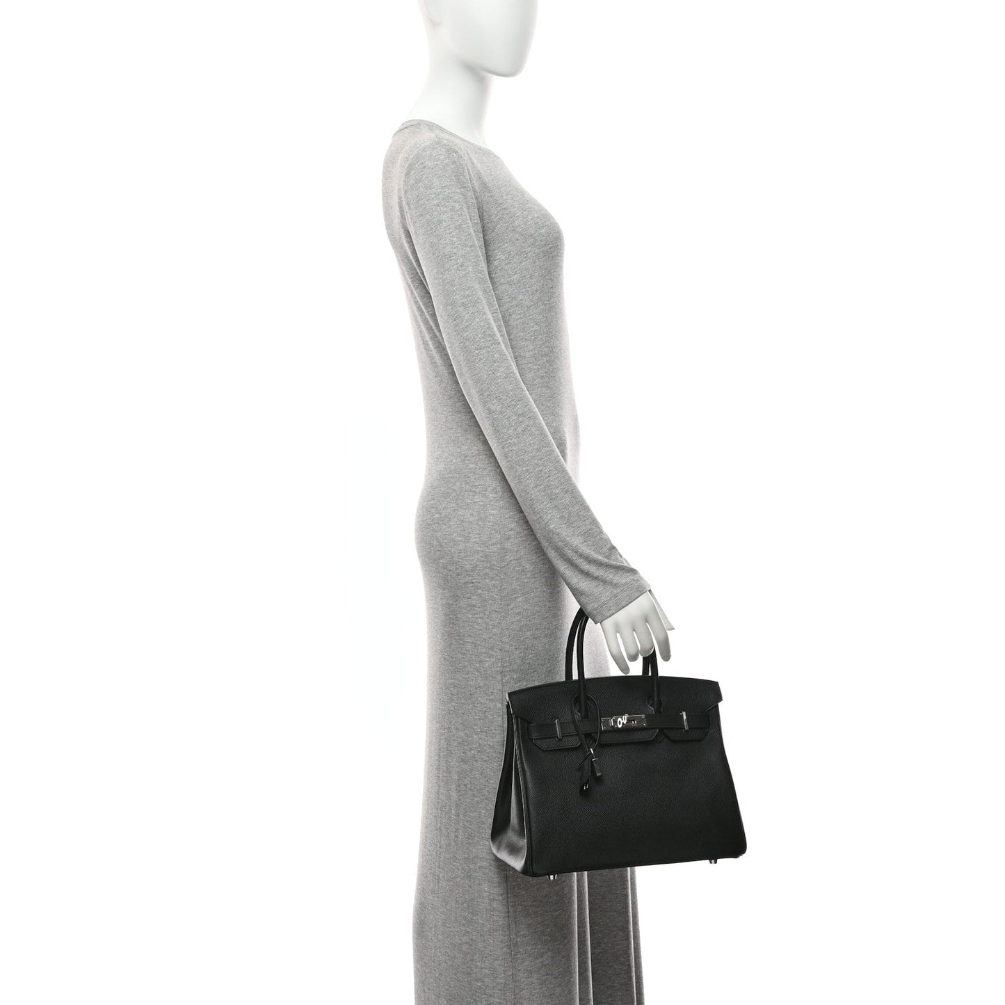 Epsom Birkin 30 Black