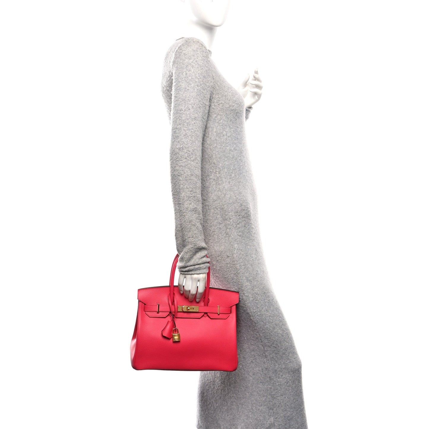 Epsom Birkin 30 Rose Extreme