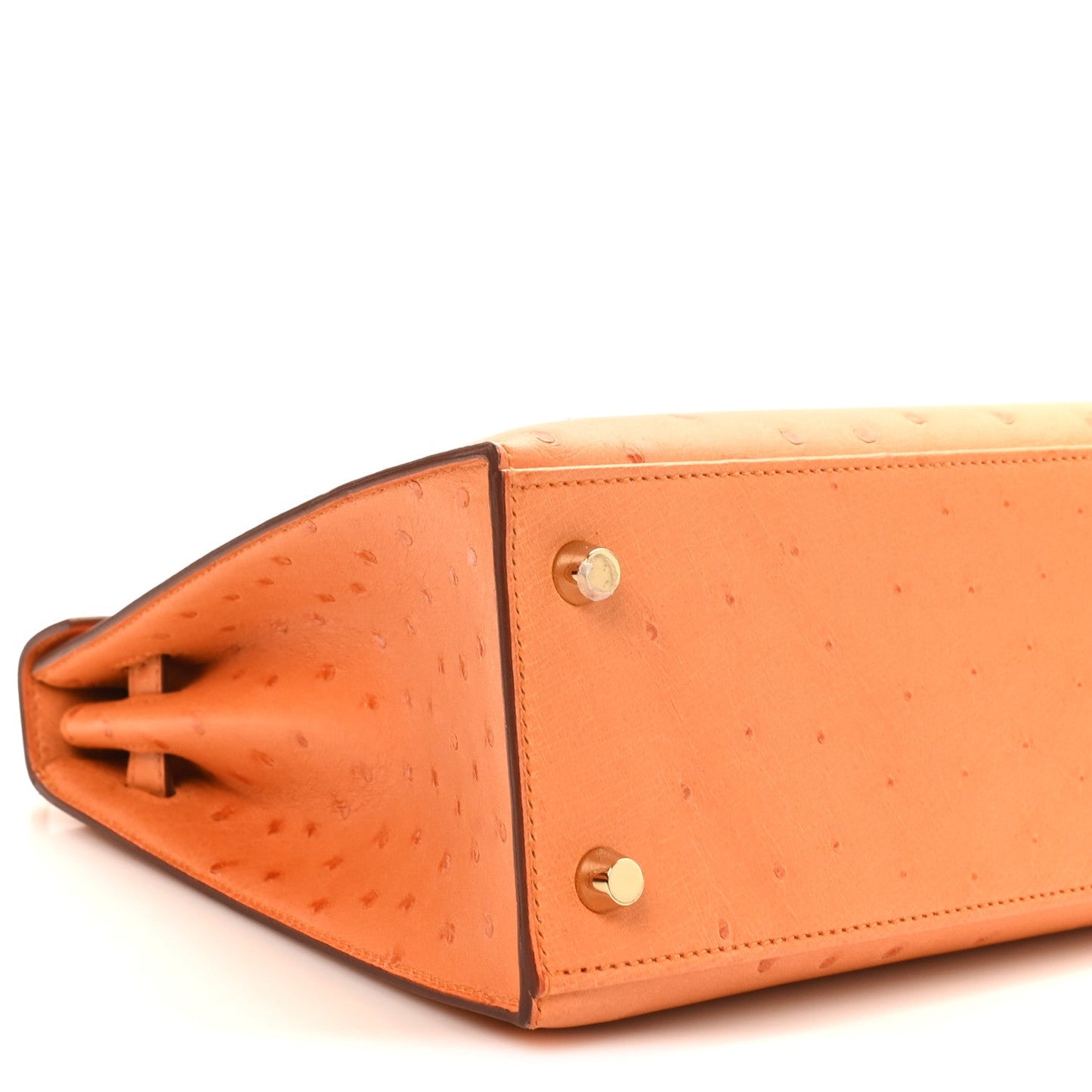 Ostrich Kelly Sellier 25 Abricot