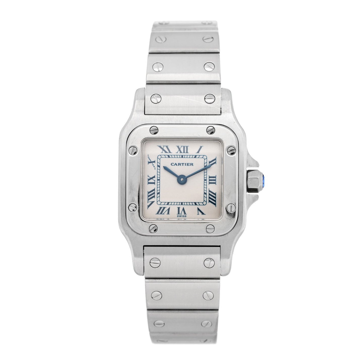 Stainless Steel 24mm Santos de Cartier Galbee Quartz Watch