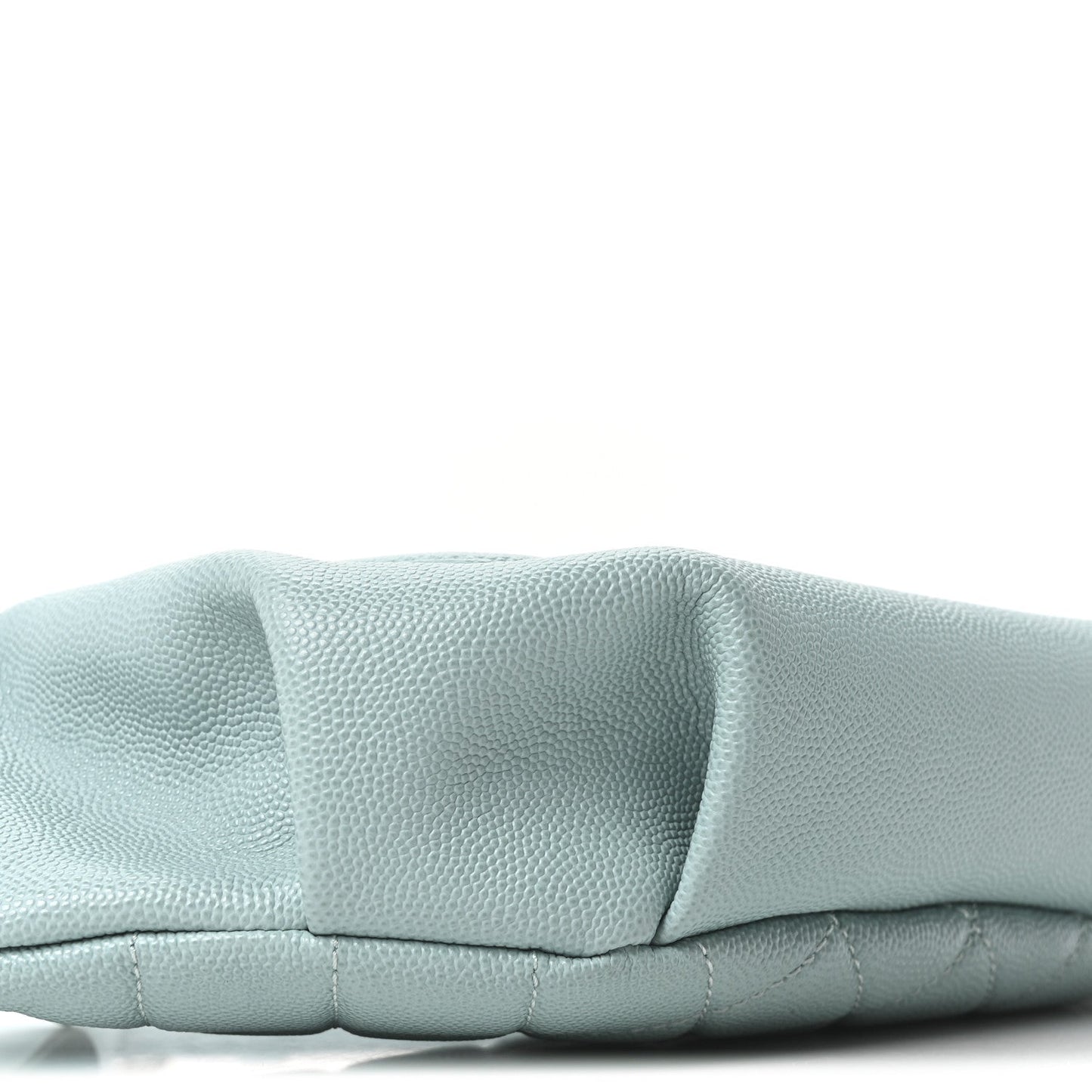 Caviar Quilted Filigree Waist Bag Light Blue