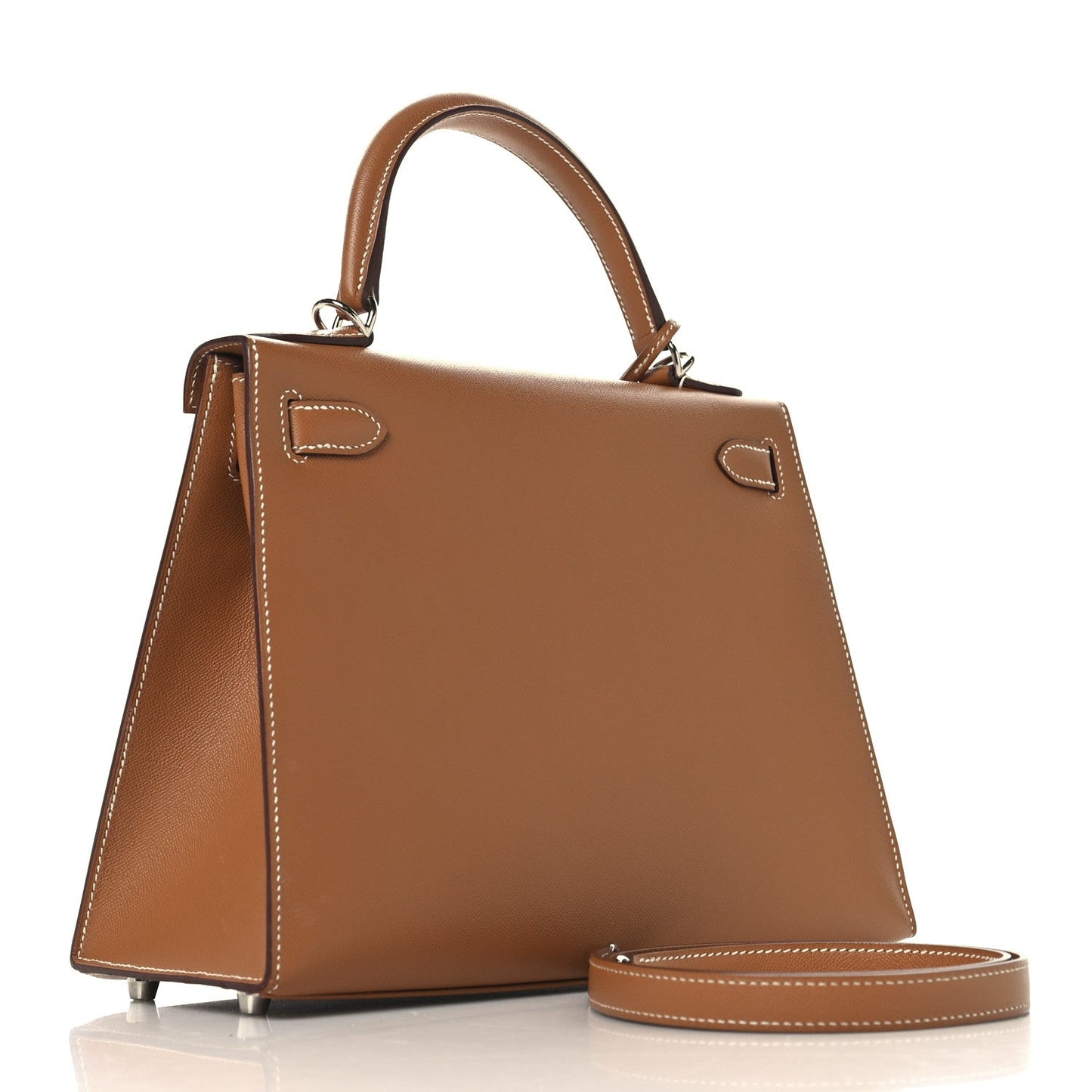 Madame Calfskin Kelly Sellier 28 Gold