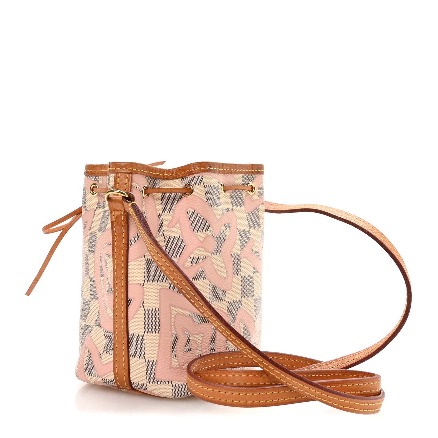 Damier Azur Tahitienne Nano Noe Rose Ballerine