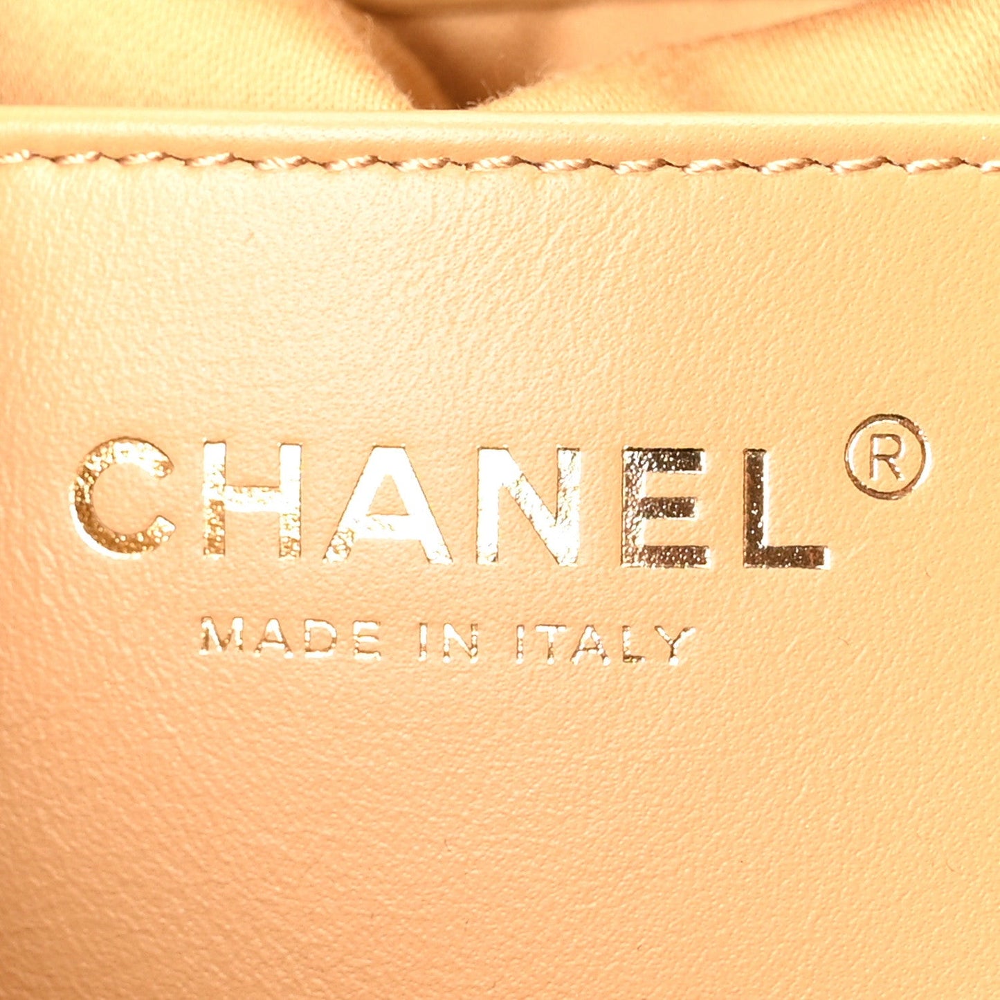 Suede Quilted Small Chanel 25 Handbag Beige