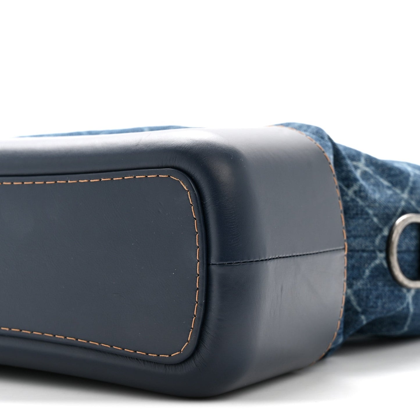 Denim Calfskin Medium Gabrielle Hobo Blue
