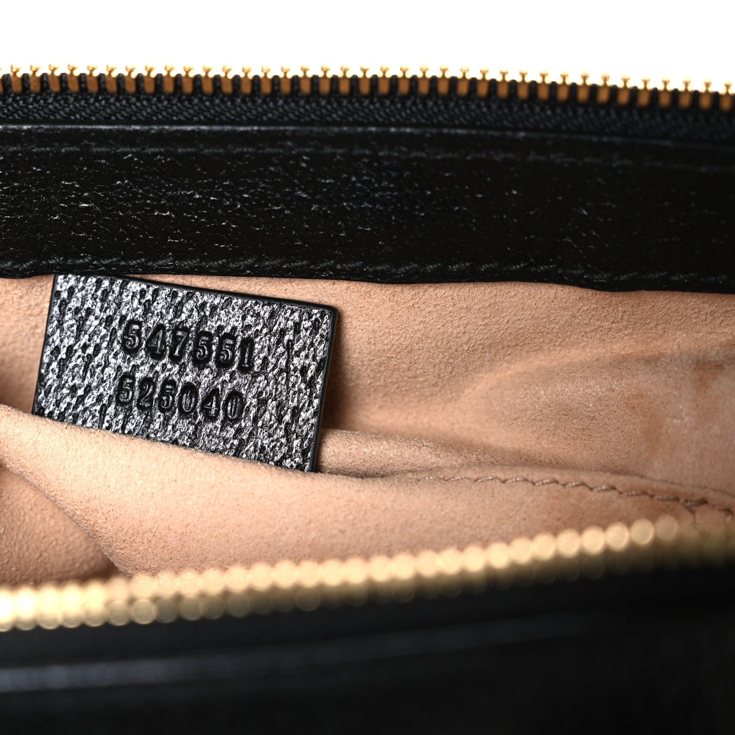 Textured Calfskin Web Small Ophidia Tote Bag Black