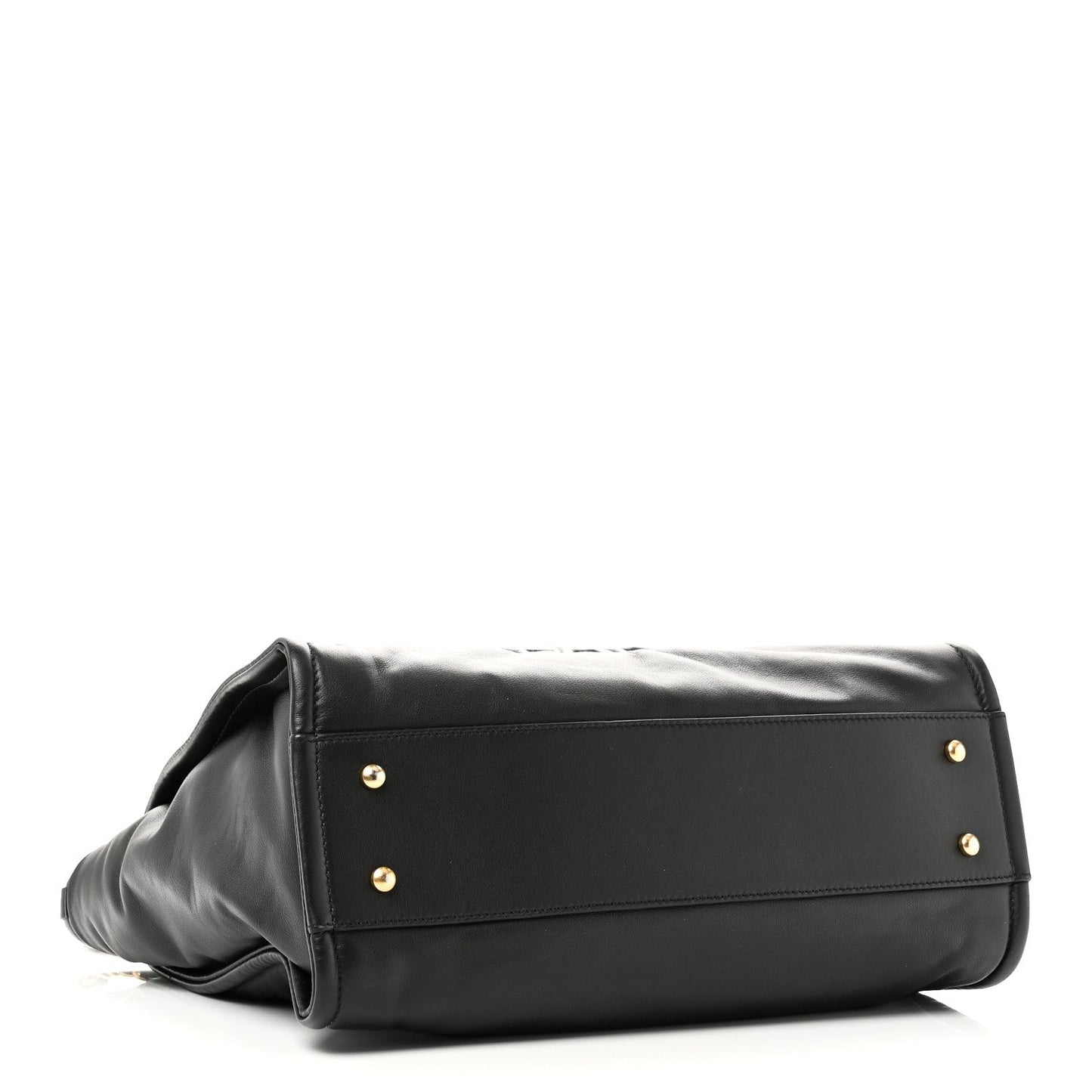 Calfskin Small Deauville Tote Black