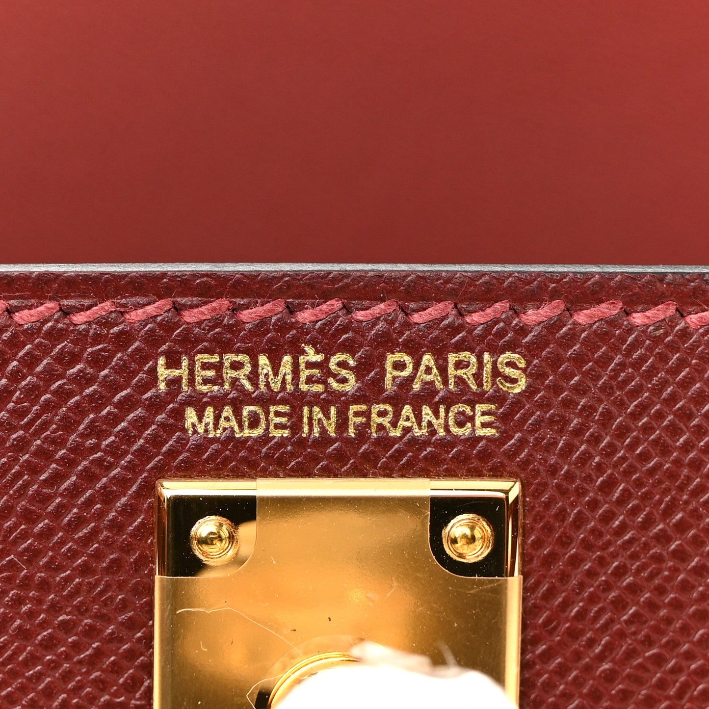 Madame Calfskin Mini Kelly Sellier 20 Rouge H