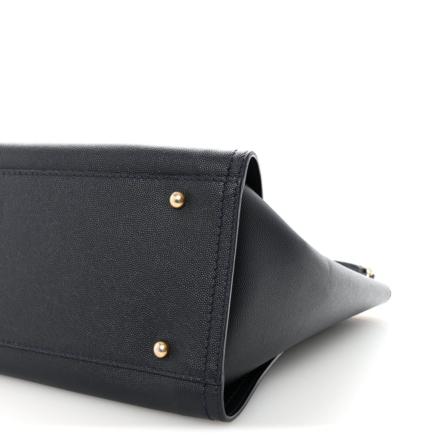 Caviar Small Studded Deauville Tote Navy