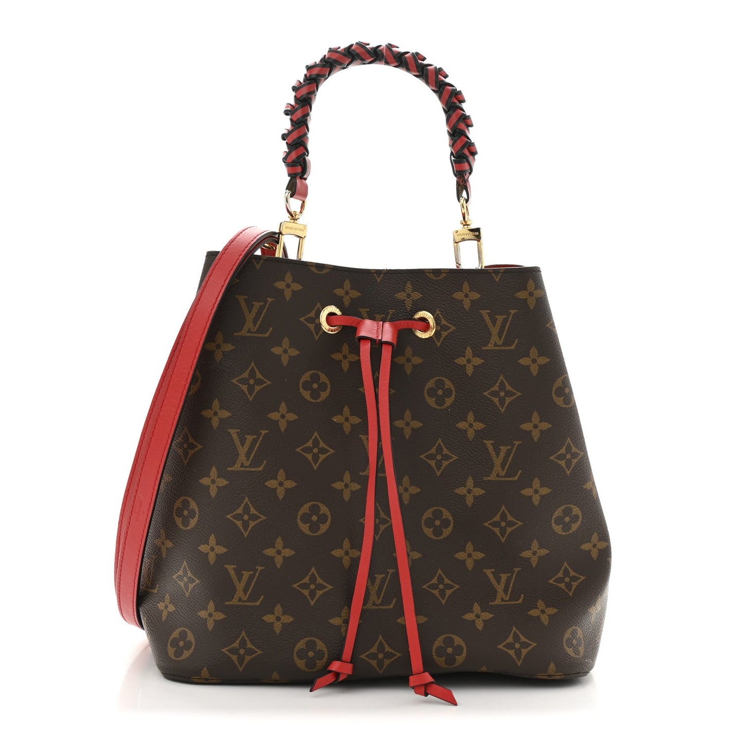 Monogram Braided Neonoe Coquelicot
