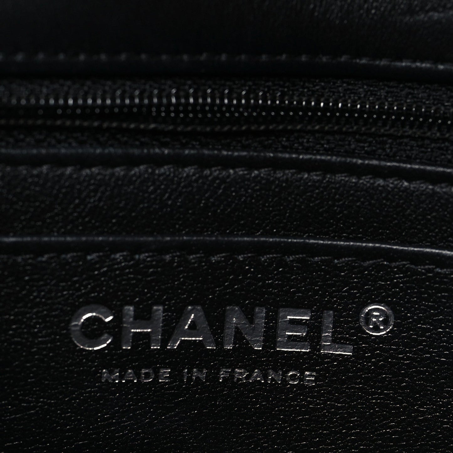 Lambskin Quilted Mini Rectangular Flap Black