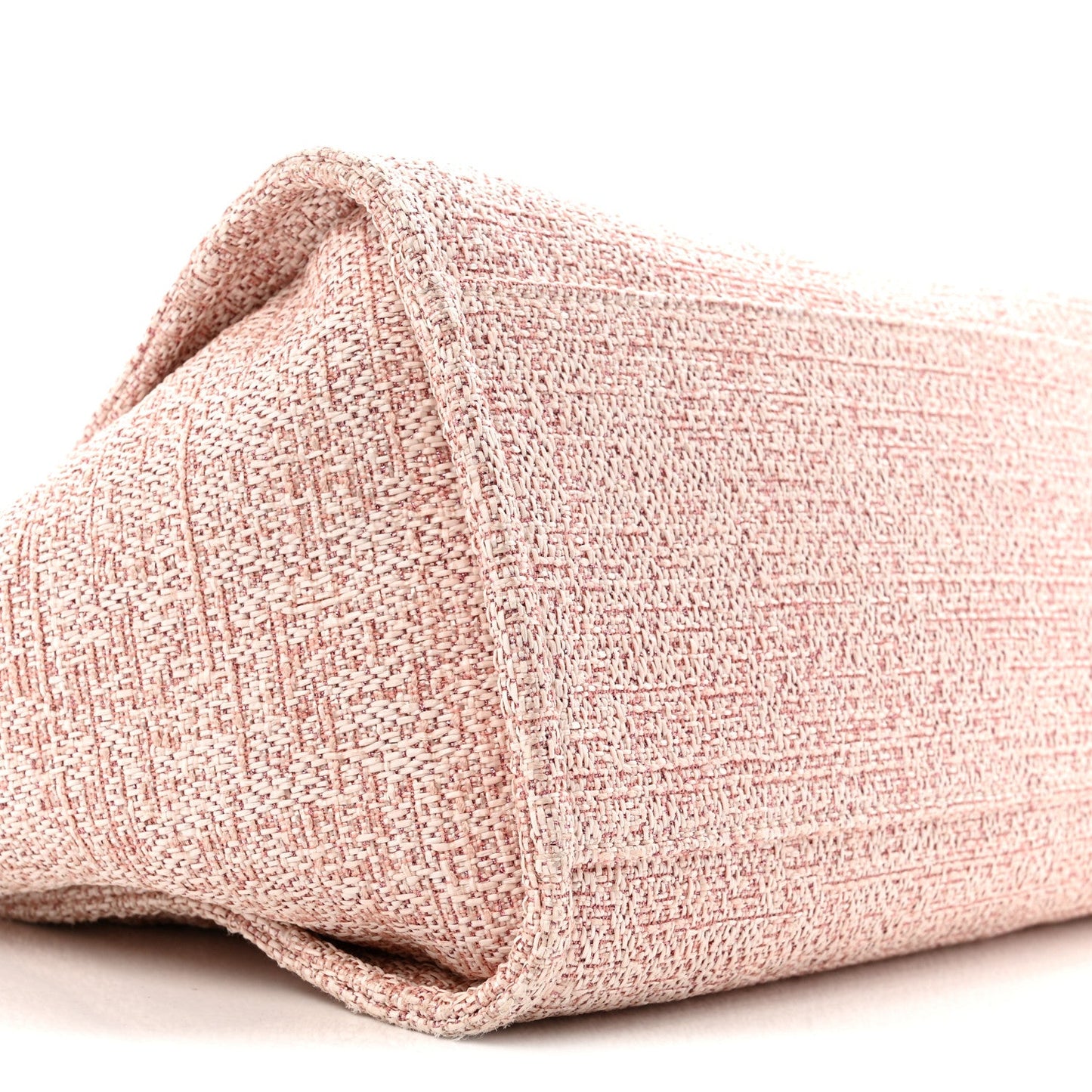 Lurex Boucle Deauville Medium Tote Pink