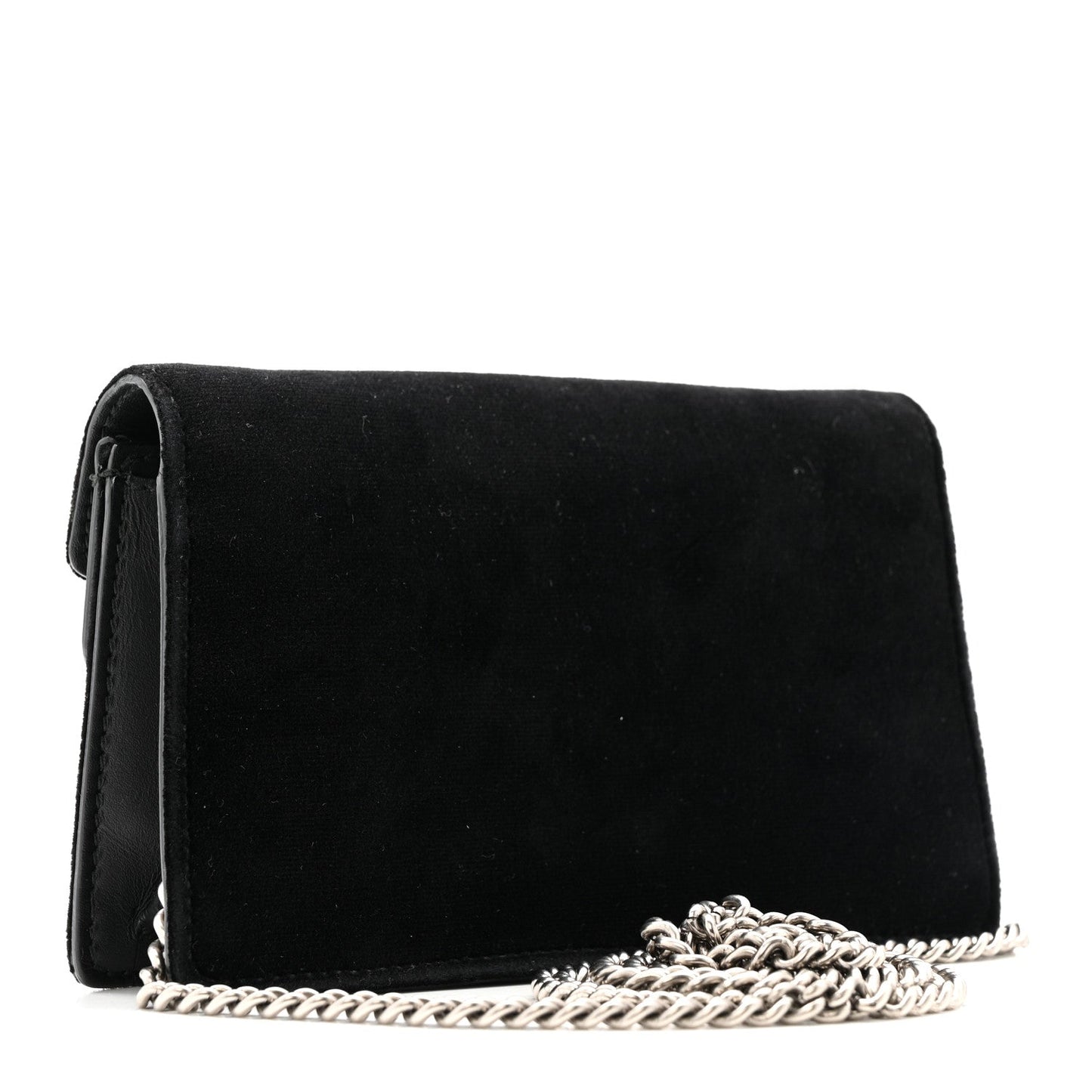 Velvet Super Mini Dionysus Shoulder Bag Black