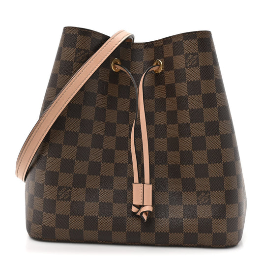 Damier Ebene Neonoe MM Venus Pink