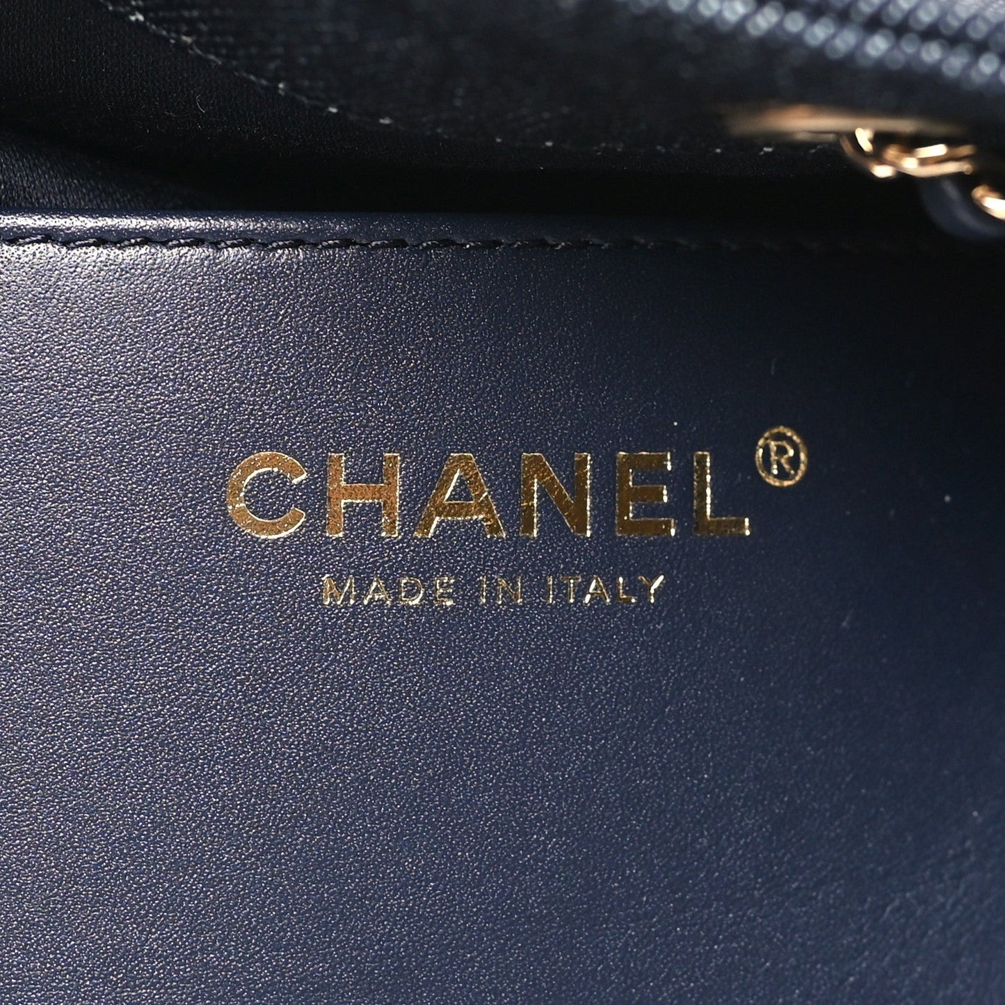 Denim Quilted Mini Chanel 25 Handbag Dark Blue