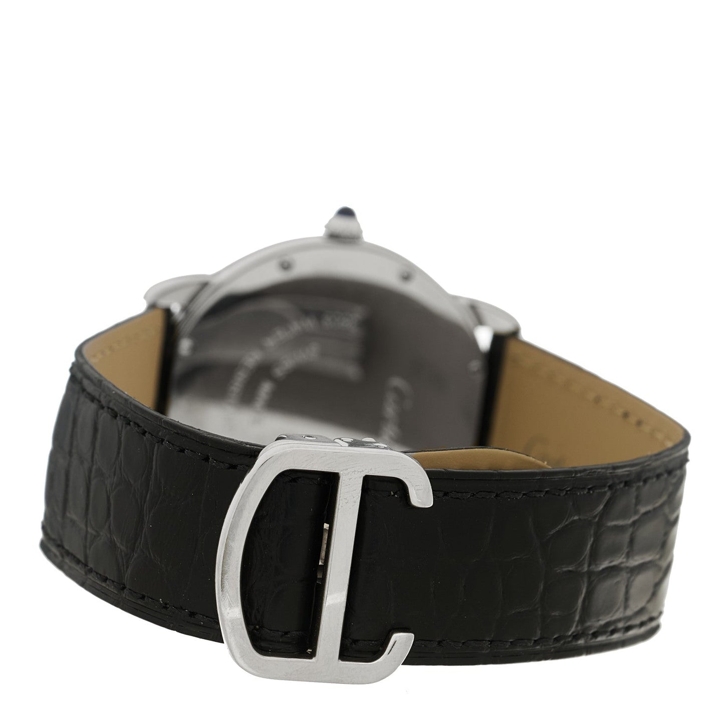Stainless Steel Alligator 36mm Ronde Solo Quartz Watch