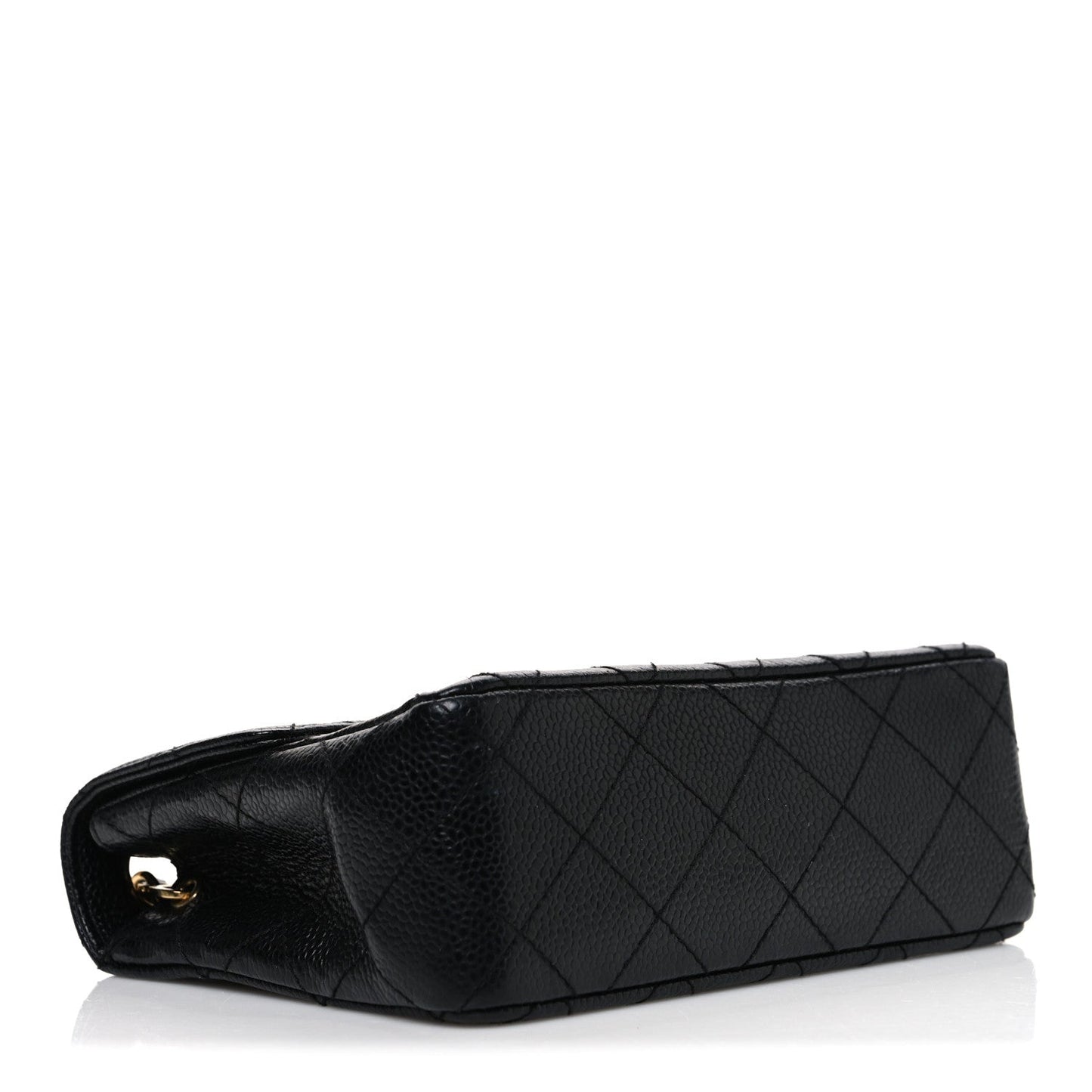 Caviar Quilted Mini Square Flap Black