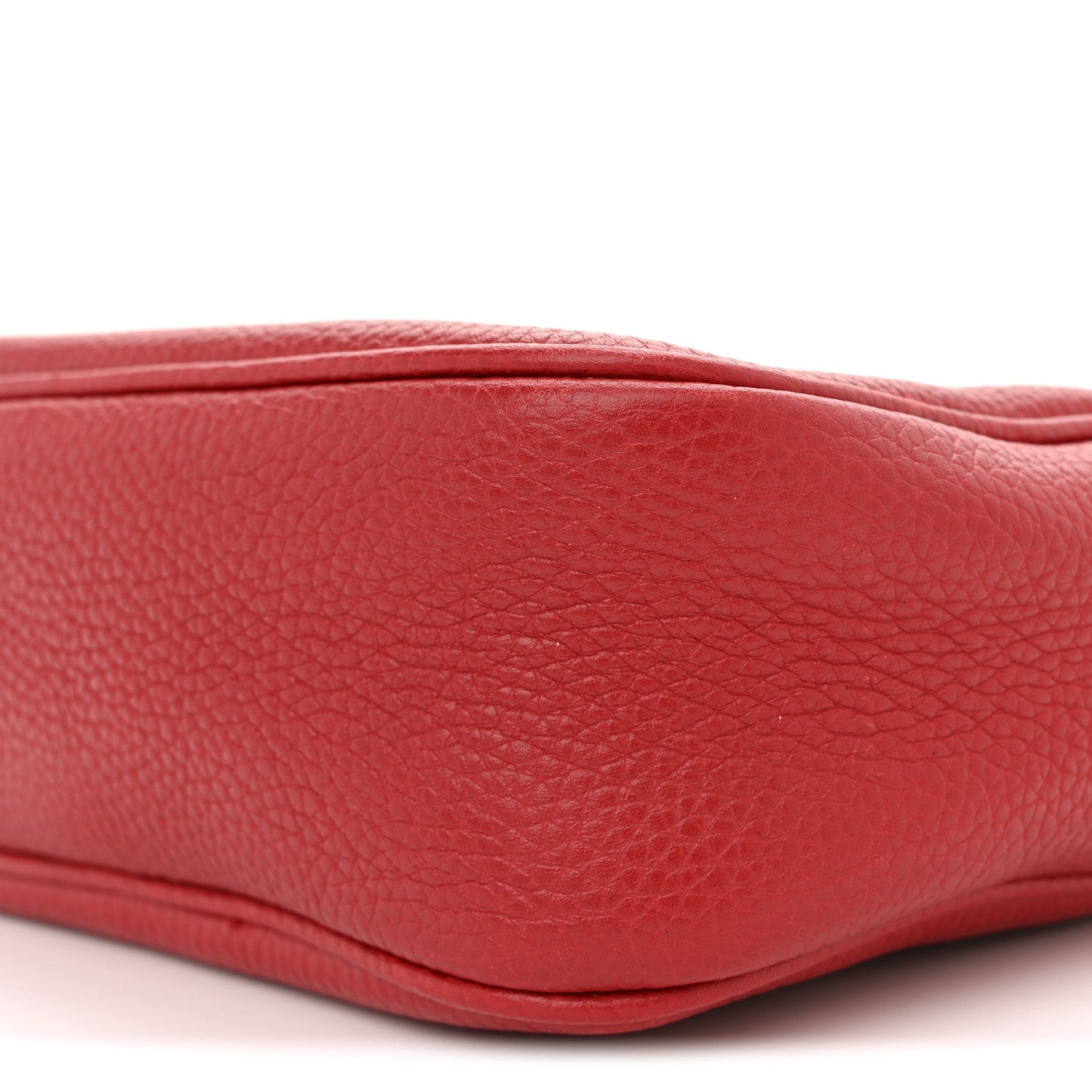 Pebbled Calfskin Small Soho Disco Bag Tabasco Red