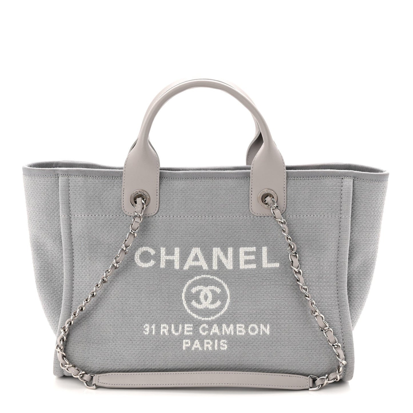 Mixed Fibers Small Deauville Tote Grey
